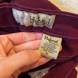 Walmart Burgundy Skinny Pants Sz XL